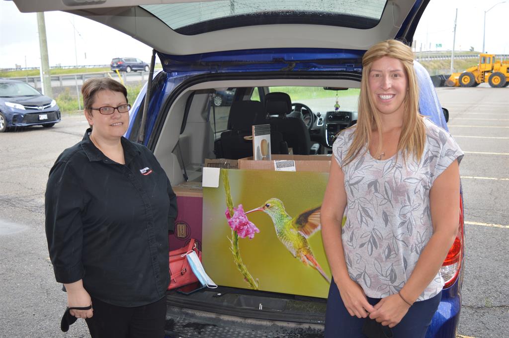 Elizabeth Bovin, Antrim Truck Stop Retail Manager, and Kim Orr, Owner